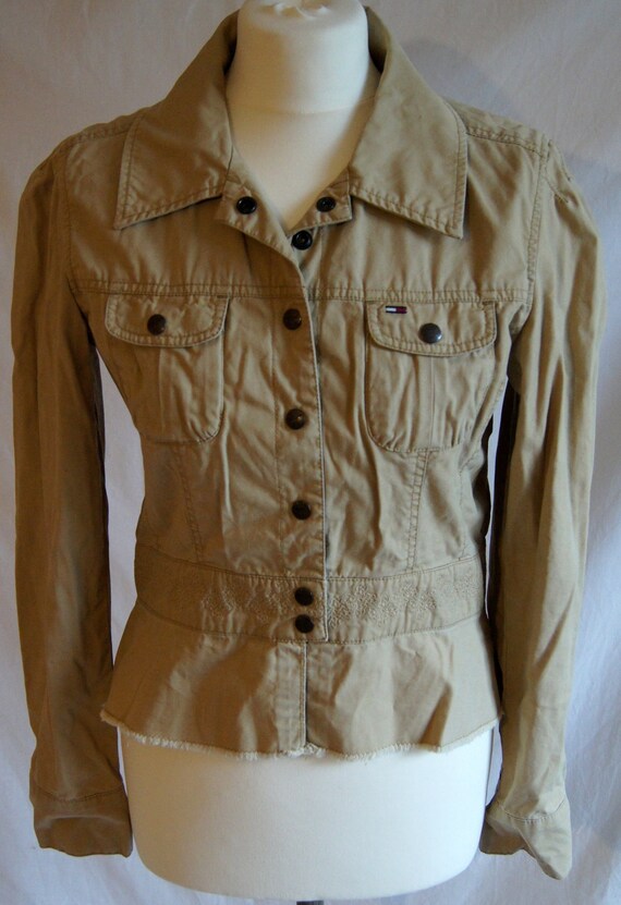 light beige denim jacket