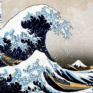 Die große Welle Katsushika Hokusai Poster