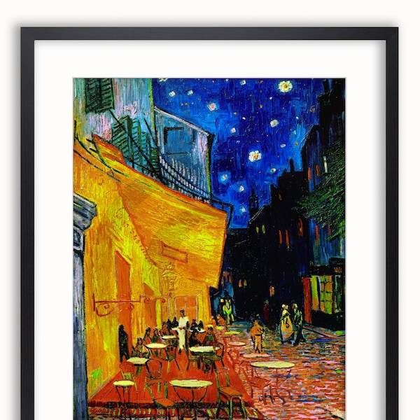 Vincent Van Gogh - Terrace De Cafe - Art Poster