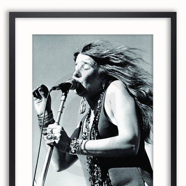Janis Joplin Live Poster