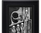 H.R. Giger - Birthmachine - Art Poster - Etsy