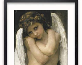 Cupidon - William Adolphe  - Vintage Art Poster
