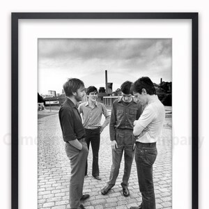 Joy Division - Strawberry Studios - Cartel de julio de 1979