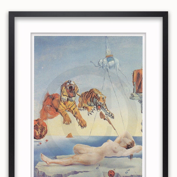 Salvador Dali - Dream Caused by the Flight of a Bee - Licensed Poster