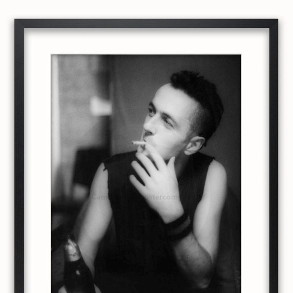 The Clash - Joe Strummer - Backstage at the Palladium - Los Angeles  19/06/82 - Poster