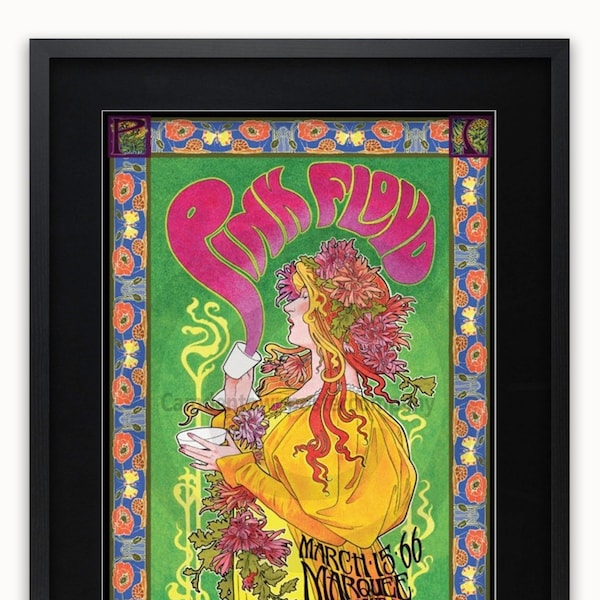 Pink Floyd Marquee 1966 - Plakat