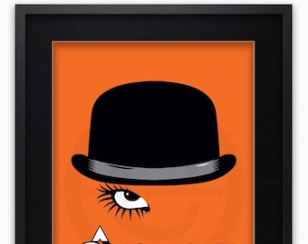 Ein Uhrwerk Orange (Hut & Auge) - Filmposter