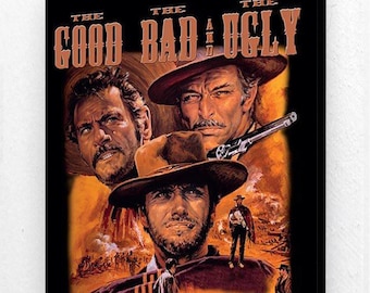 HWC Trading Ontworpen Gift Clint Eastwood Autograph Signed A4 Printed The Good, Bad & Ugly Gifts Print Picture Beeldscherm