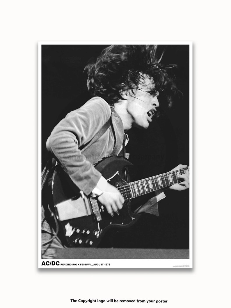 AC/DC Reading Rock Festival August 1976 | Etsy