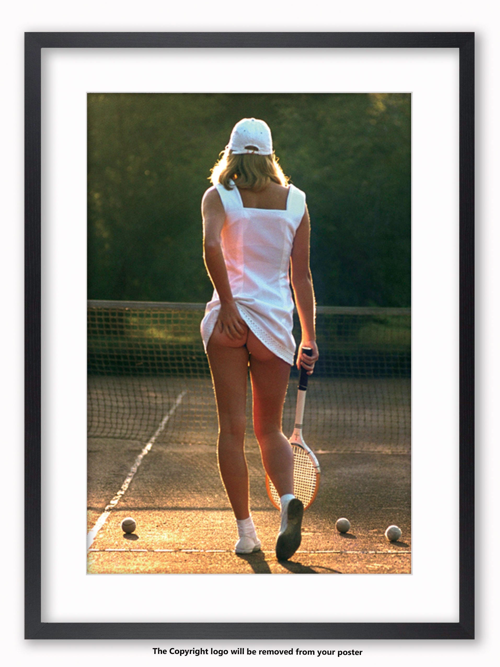 Sexy Tennis Girl Licensed Poster