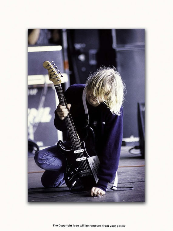 KURT COBAIN NIRVANA REPLICA CONCERT POSTER QUALITY PHOTO