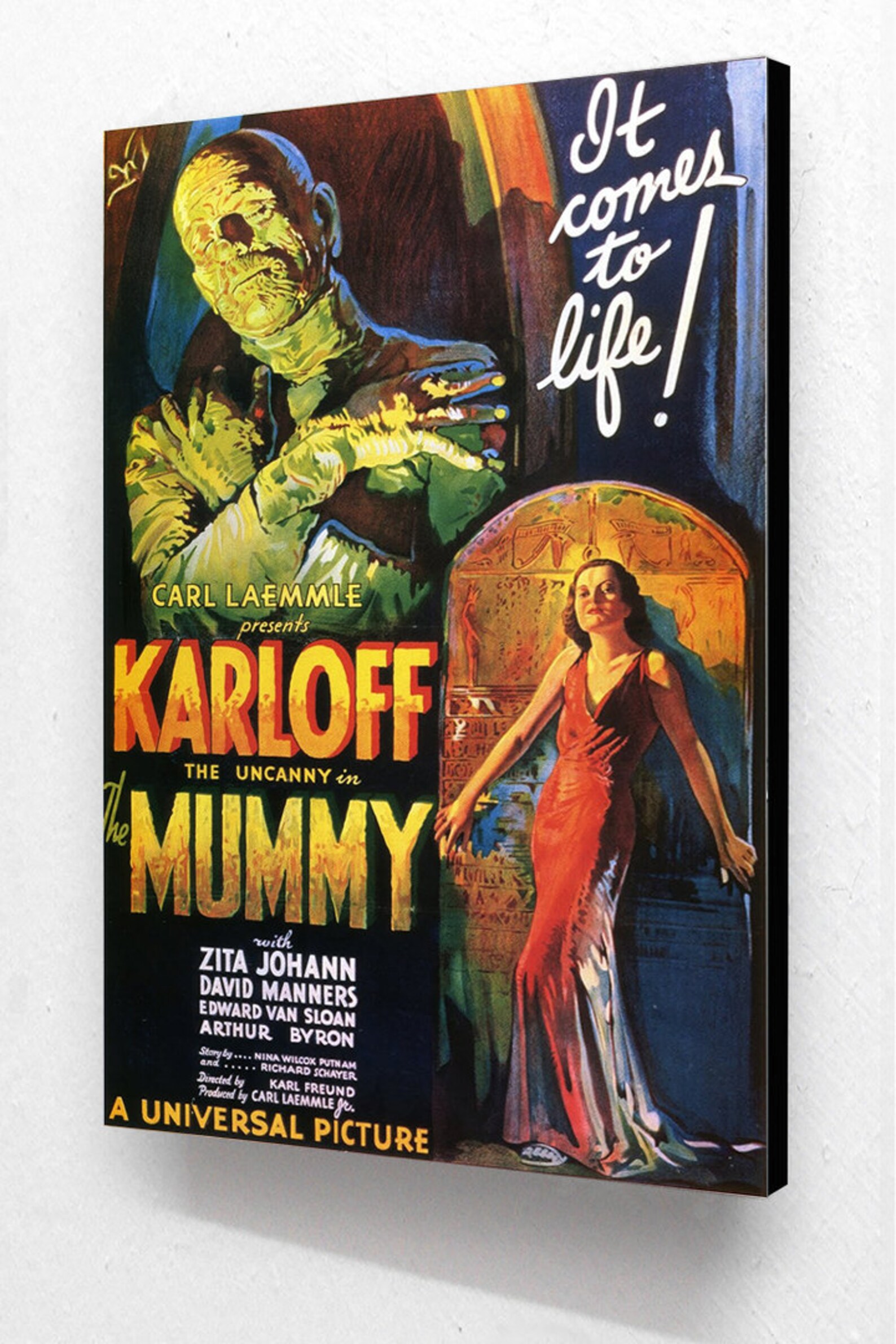 The Mummy - Boris Karloff Vintage Movie Poster - Etsy
