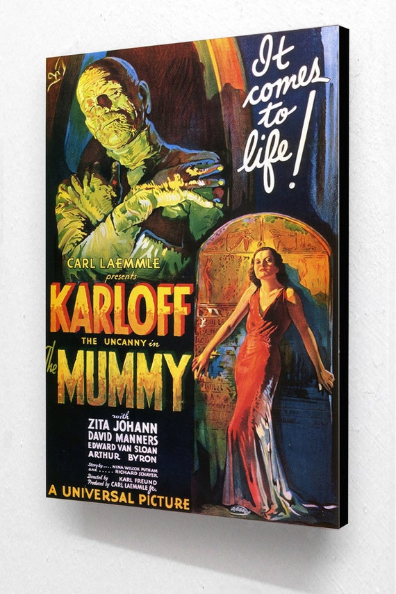 The Mummy Vintage Boris Karloff Movie Poster