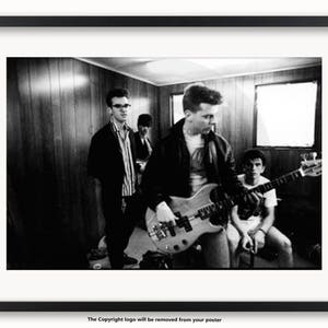 The Smiths - Backstage at Glastonbury 1984 - Poster