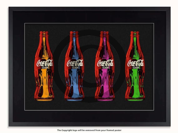 Coca-cola Bottles Pop Art Poster 