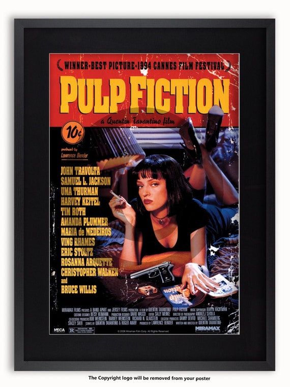 Pulp Fiction Film Promo Poster 