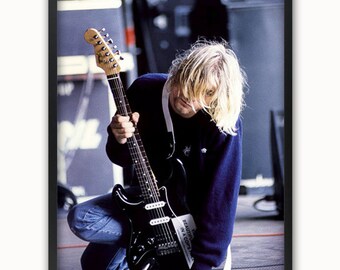 Kurt Cobain - Live On Stage - Nirvana - Officially Licensed GIANT