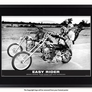Easy Rider - Jack Nicholson - Dennis Hopper - Peter Fonda - Movie Poster
