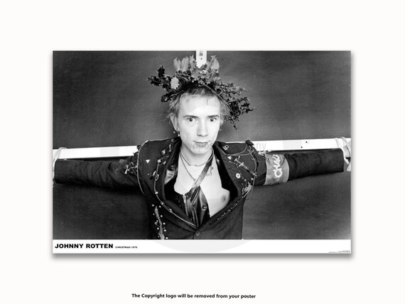 Sex Pistols - Johnny Rotten - Christmas 1976 - Poster - Etsy
