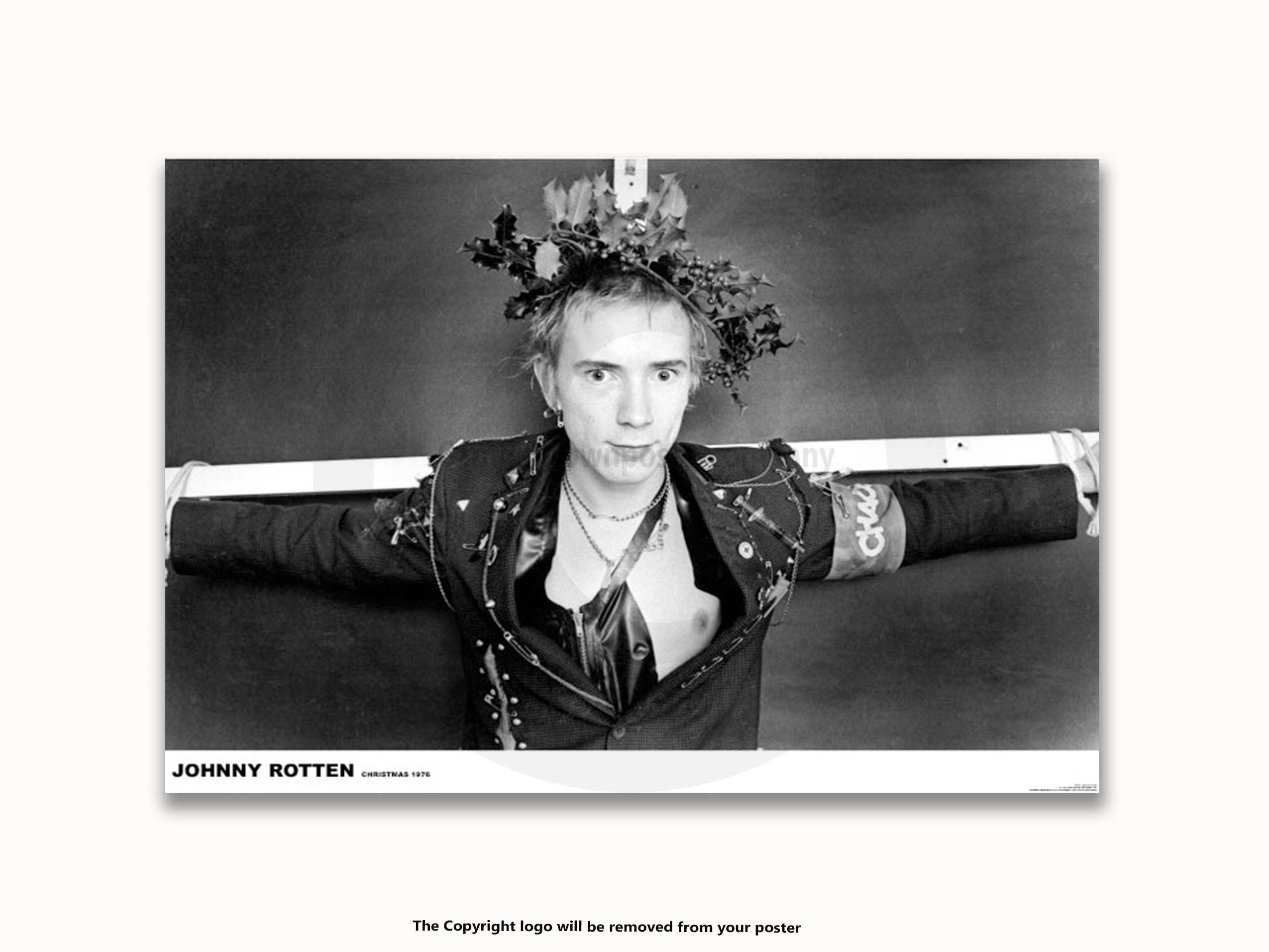 雑誌のピンナップ　SEX PISTOLS JOHNNY ROTTEN SEX PISTOLS 1977 Johnny Rotten Sid Vicious Swedish Poster