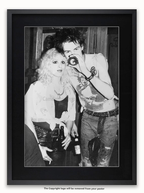 Sex Pistols - Sid & Nancy at the Vortex - London 22nd November 1977 - Poster