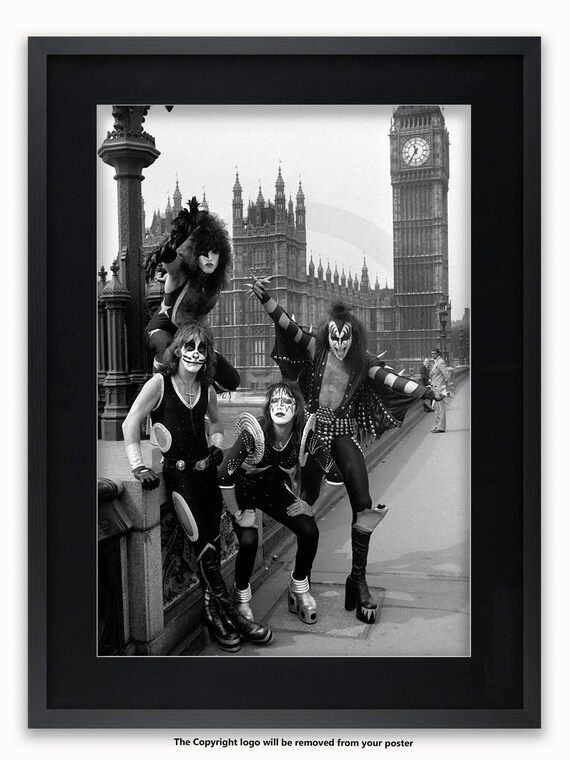 KISS Picture キスの写真集 Bruce Davidson KISS - London - May 1976 - Etsy