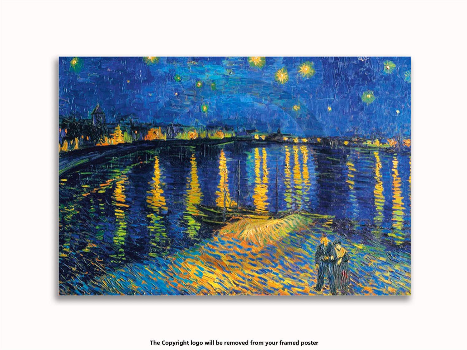 Vincent Van Gogh - Starry Night Over the Rhone - Art Poster - Etsy