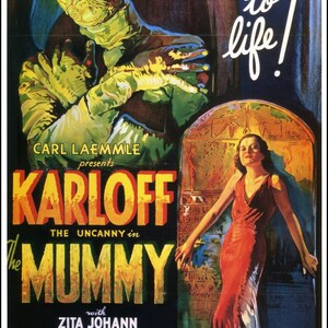 The Mummy - Boris Karloff Vintage Movie Poster - Etsy