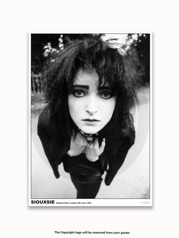 Siouxsie - Holland Park - London 5th June 1981 - Poster - Etsy