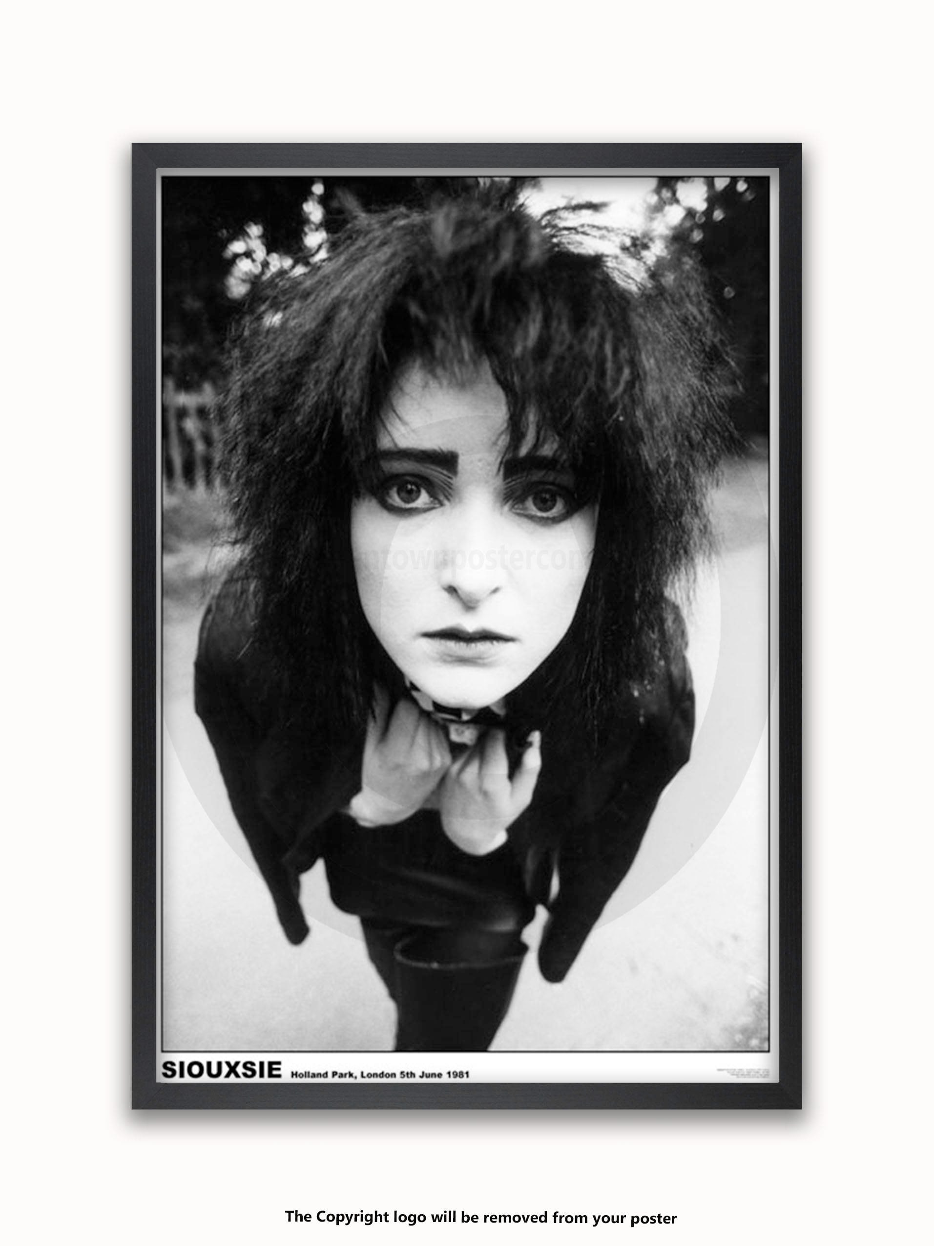 Siouxsie - Holland Park - London 5th June 1981 - Poster - Etsy