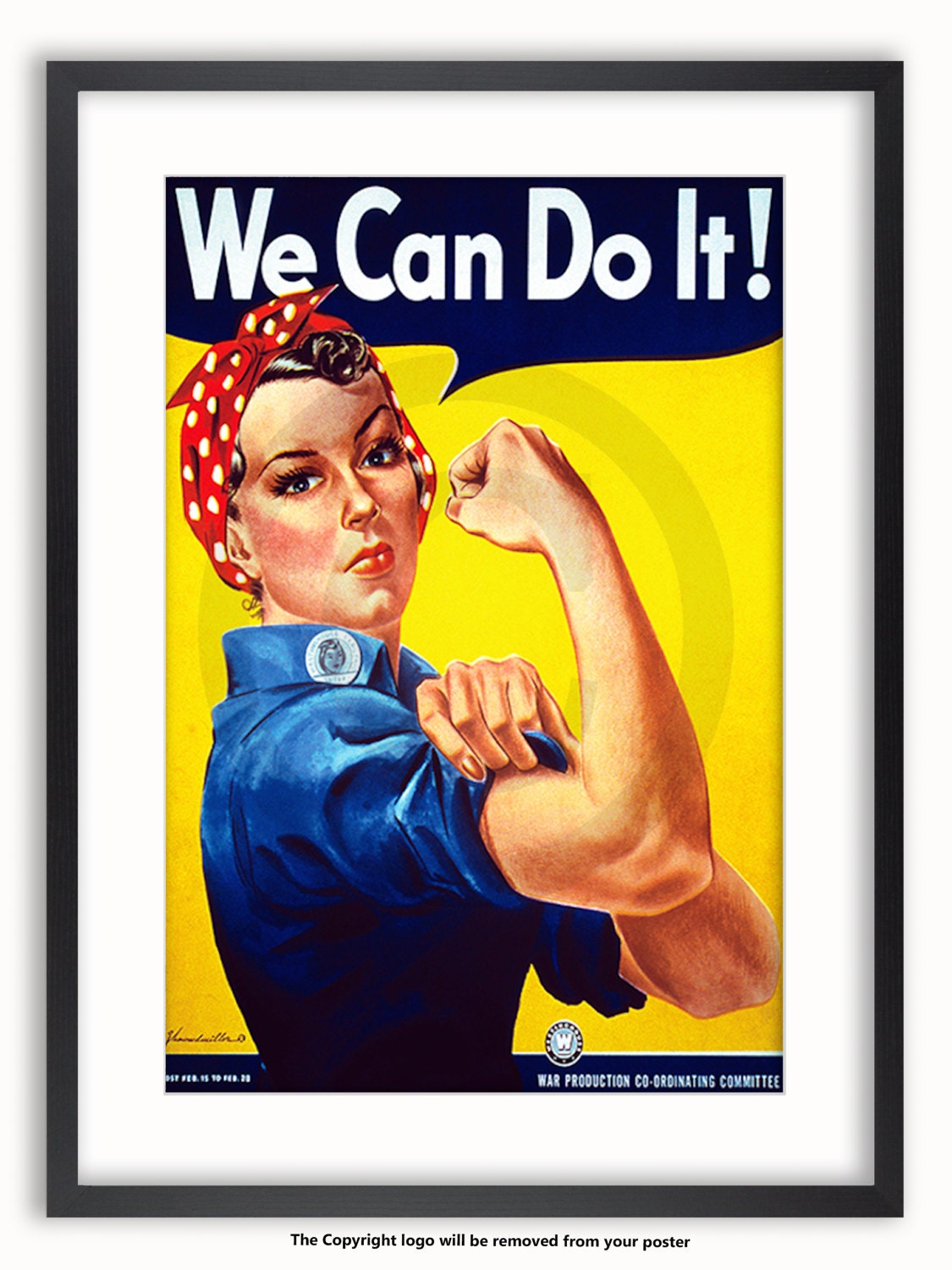 We Can Do It Rosie the Riveter Vintage Poster Etsy UK