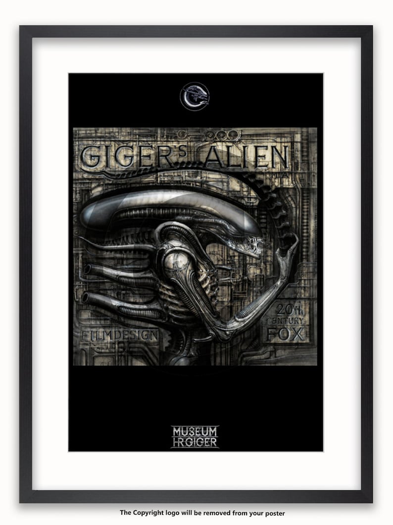 H.R. Giger - Alien - Art Poster - Etsy