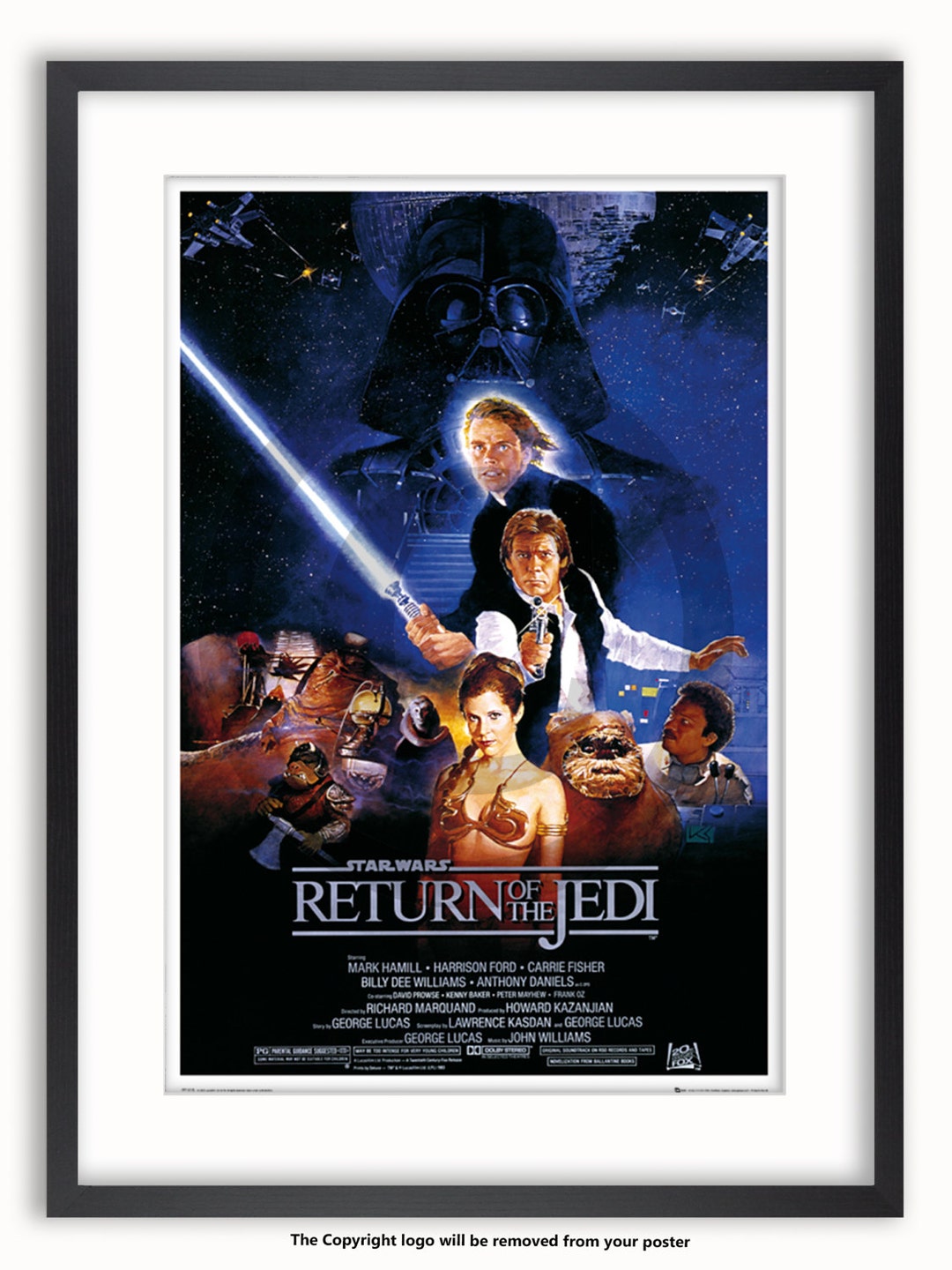 Return of the Jedi - Star Wars Movie Poster - Etsy