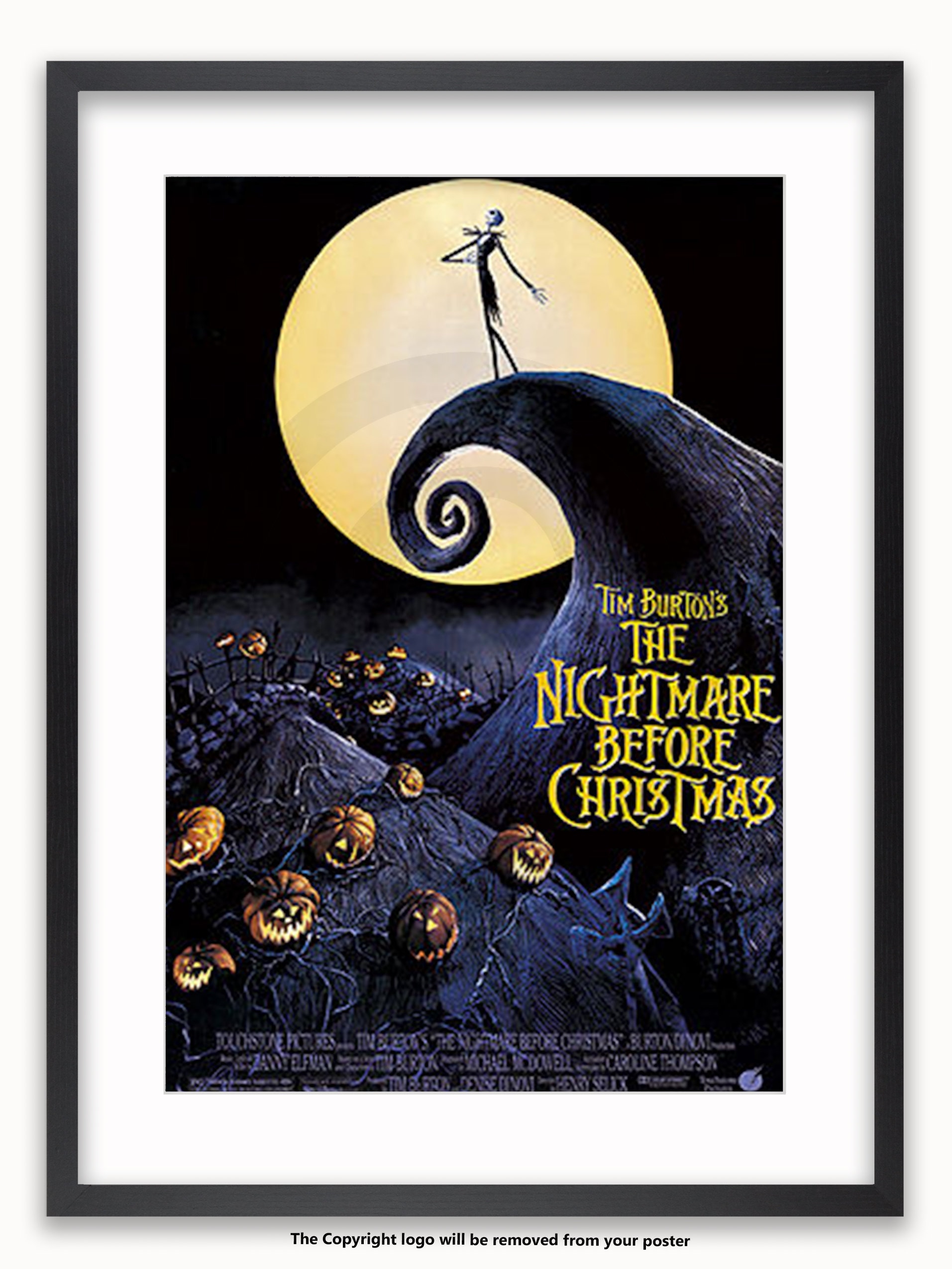 The Nightmare Before Christmas - Licensed Movie Poster - Etsy
