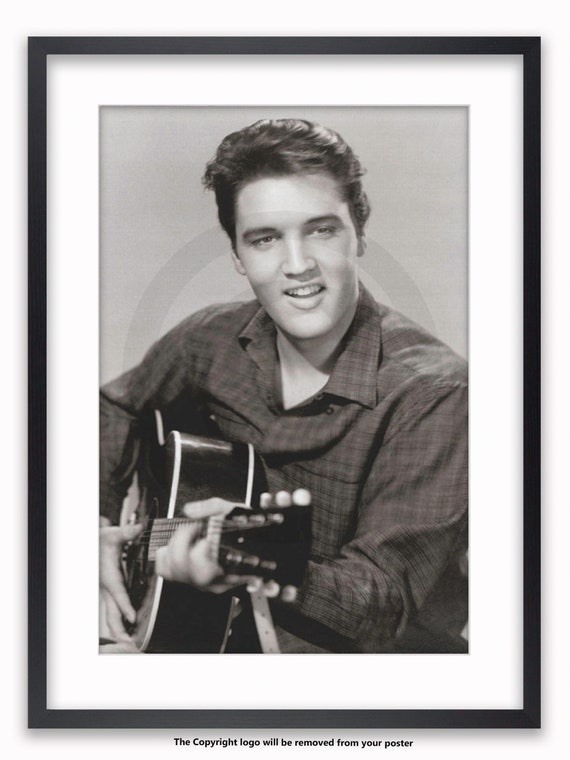 Elvis Presley - Love Me Tender - Guitar - Poster