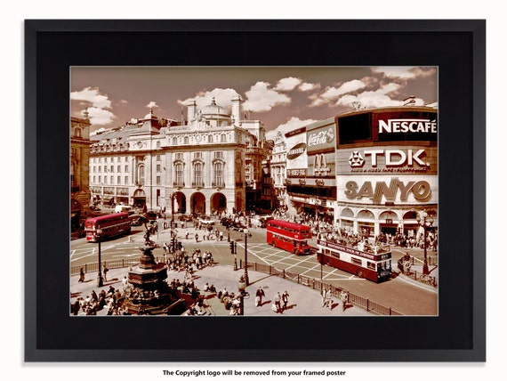 London Piccadilly Circus Vintage Poster - Etsy 日本