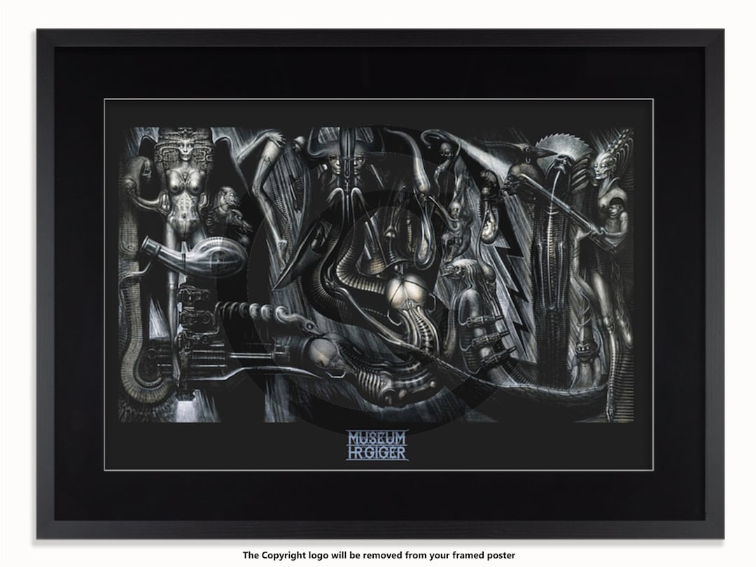 ポスター HR GIGER MUSEUM POSTER Anima Mia H.R Giger - Anima Mia Poster - Etsy