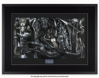 H.R. Giger - Birthmachine - Art Poster - Etsy UK