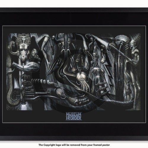 H.R. Giger - Birthmachine - Art Poster - Etsy