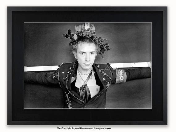 Sex Pistols - Johnny Rotten - Christmas 1976 - Poster - Etsy