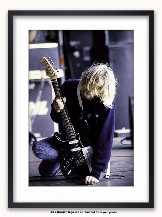 Kurt Cobain - Live on Stage - Nirvana - Officially Licensed GIANT
