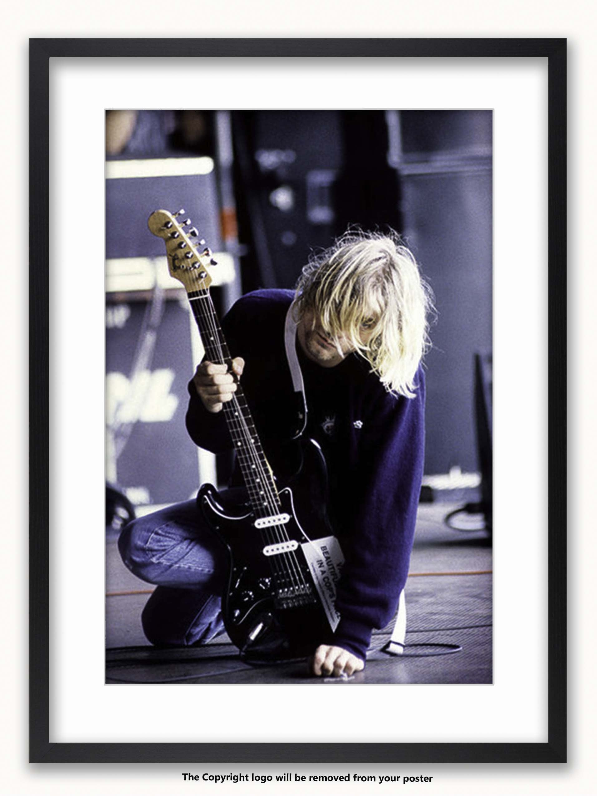 Kurt Cobain - Live on Stage - Nirvana - Officially Licensed GIANT