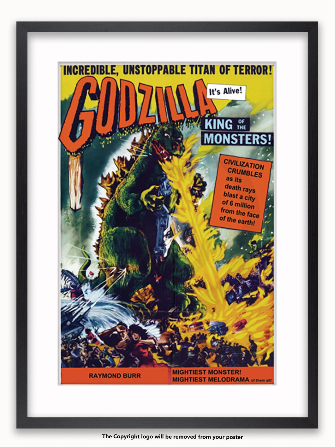 Godzilla King of Monsters - Licensed Movie Poster - Etsy