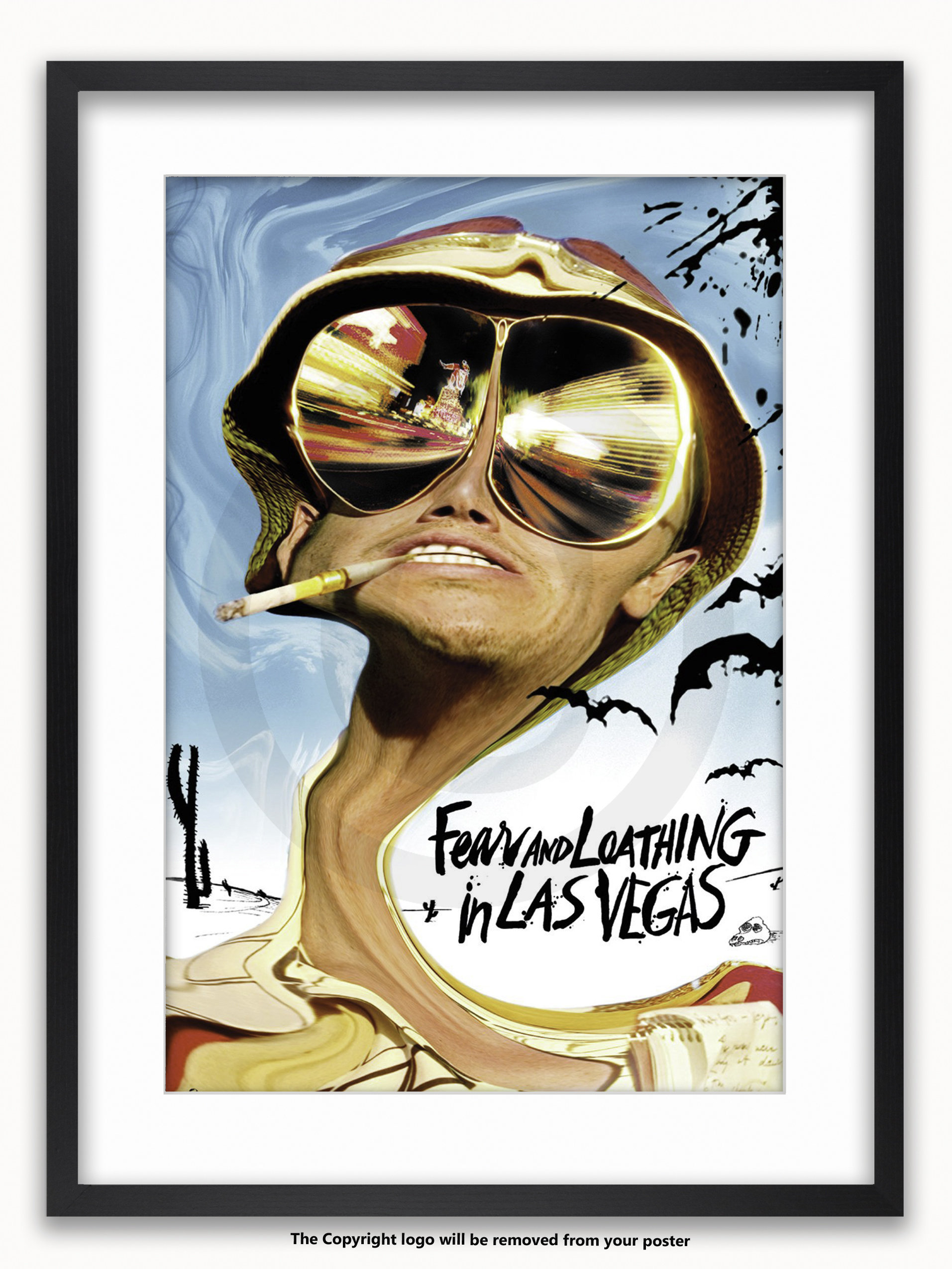 B2大 ポスター Fear, and Loathing in Las Vegas Fear and Loathing in Las Vegas Movie Poster Print (11 x 17