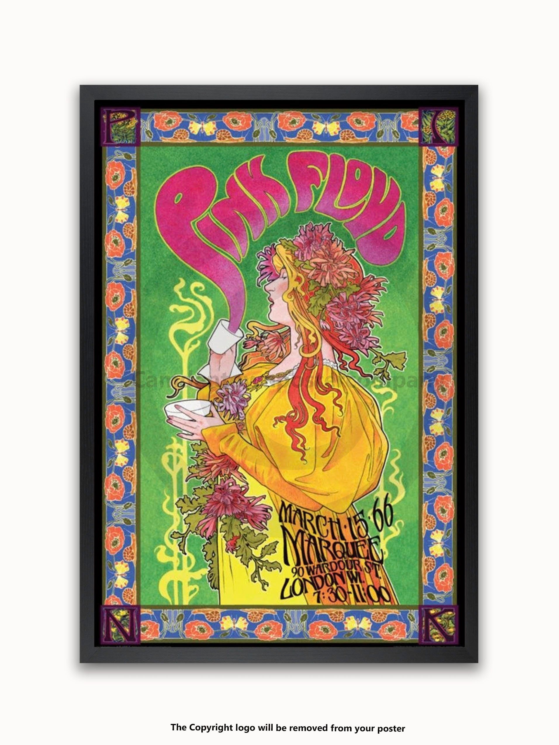 Pink Floyd Marquee 1966 - Poster - Etsy