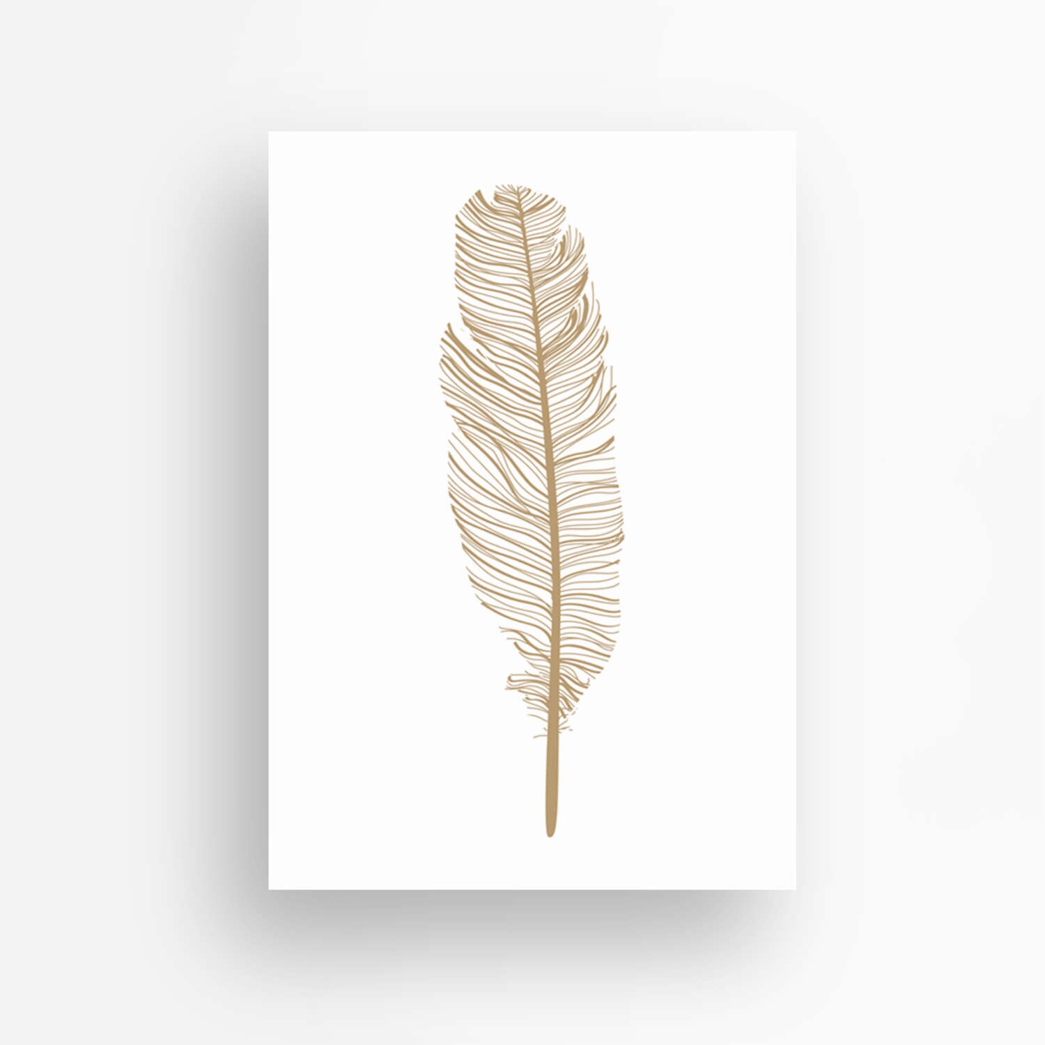 Gold Feather Wall Art Gold Print Art Wall Art Printable Etsy UK