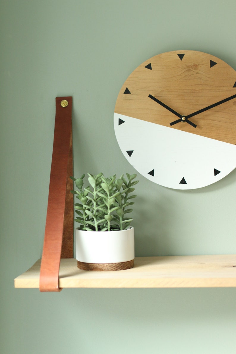 Small wall clock Tiny home decor Modern style living Etsy