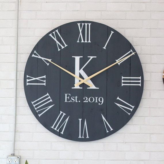 Large Wall Clock Farmhouse Wall Decor Oversized Clock Etsy Australia
