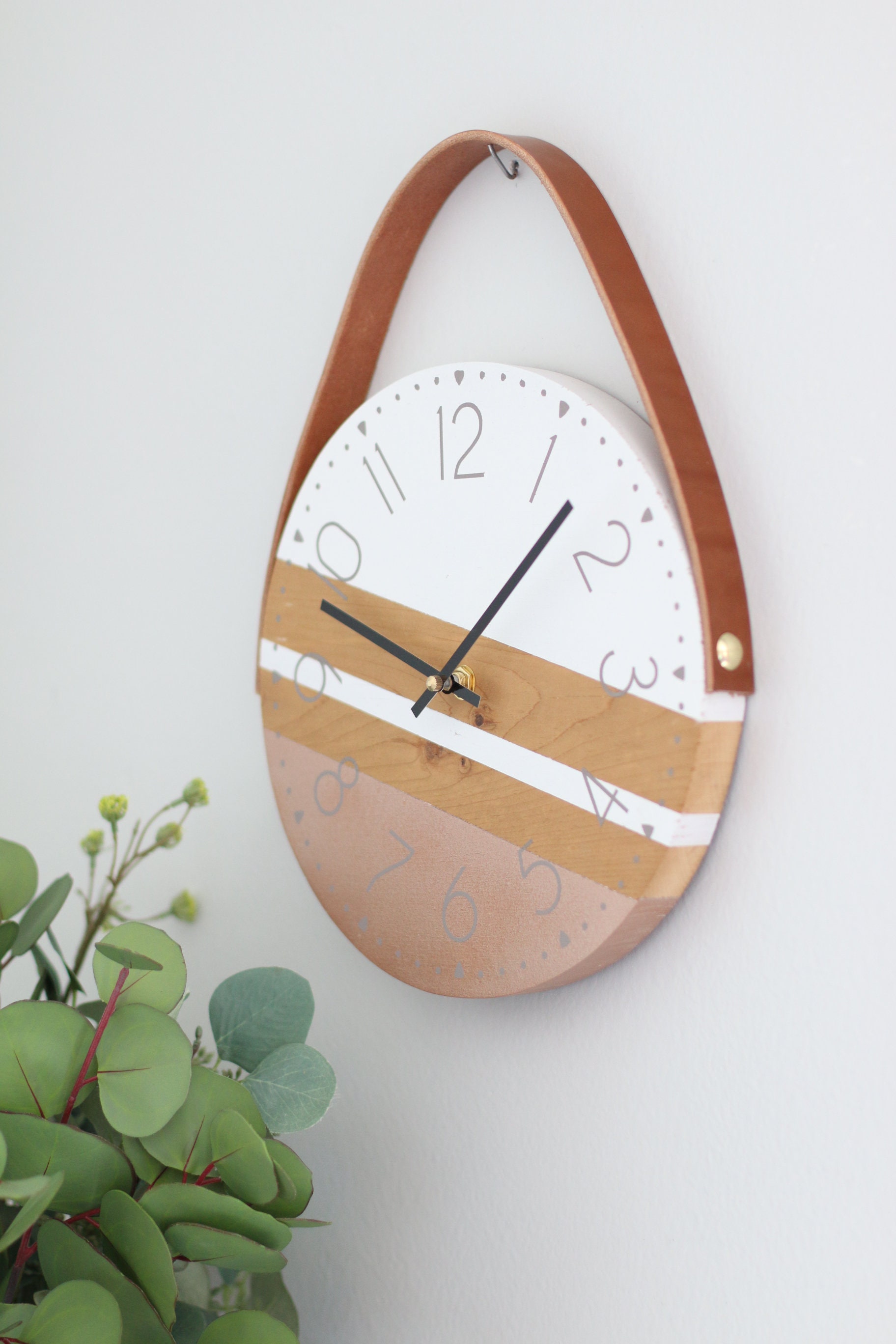 Small Wall Clock Mini Bathroom Clock Unique Home Decor Etsy UK