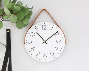 Small wall clock - Tiny home decor - Modern style living - Modern farmhouse clock - Unique gift idea